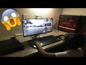 Little Brother Gets Surprised With New Gaming PC! (Reaction & Unboxing) 