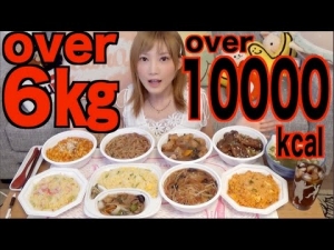 [MUKBANG] 8 Bowls of Fried Rice and Donburi Dishes Weighing over 6Kg and 10,000kca