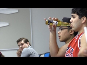 Drinking Beer in Lecture Class