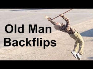 Old Man Backflip Challenge