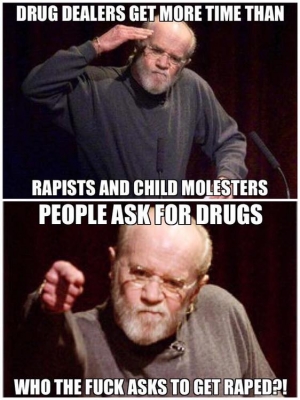 Drug dealers get more time than rapists... Why?