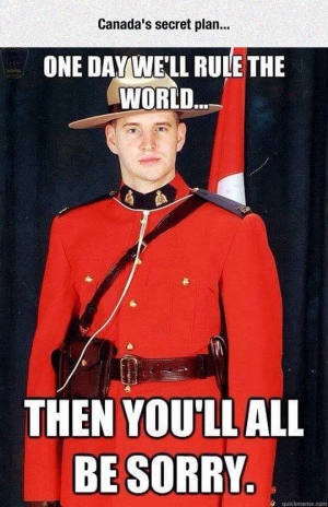 Canada's secret plan... Sorry!