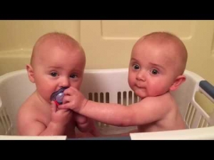 Twins Share A Pacifier | Cutest Moments